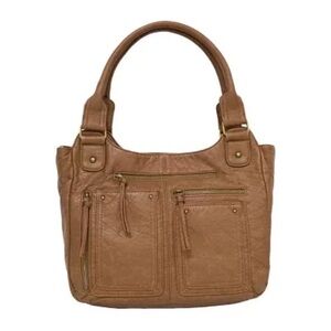 Bueno Elegant Brown Leather Bag